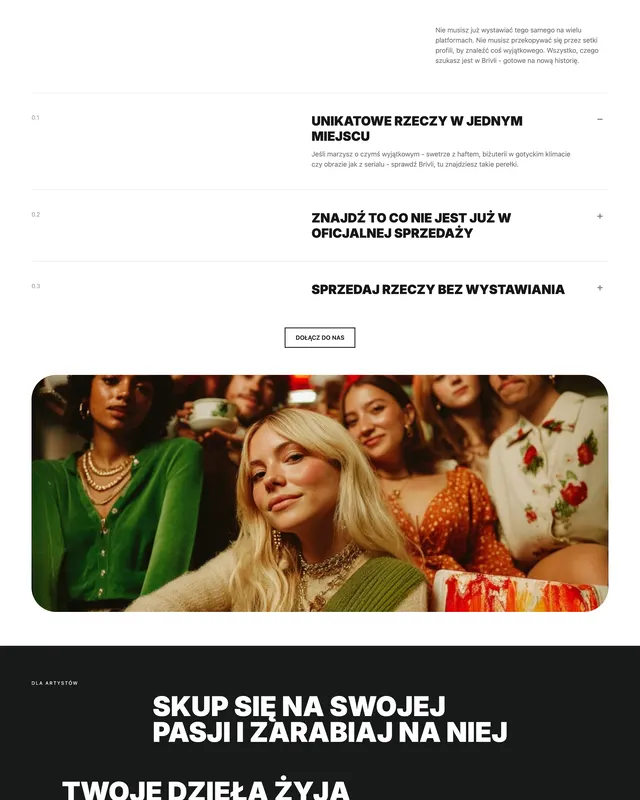 Długa strona internetowa jako przykład projektu webowego